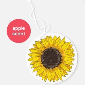 🔥5/$25🔥Sunflower Design Car Air Freshener - Apple Scent